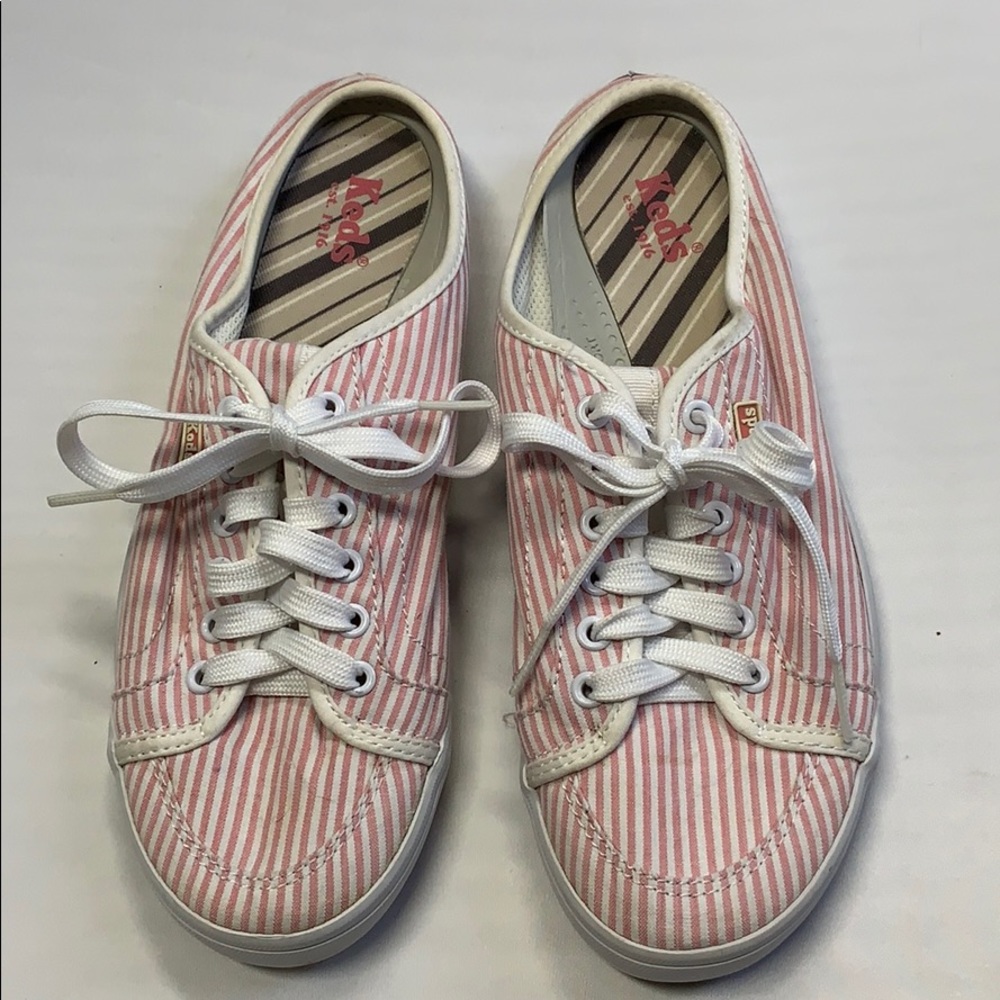 KEDS striped slip-on sneakers